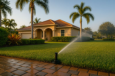 Trimmed hedges, fresh mulch, healthy plantings